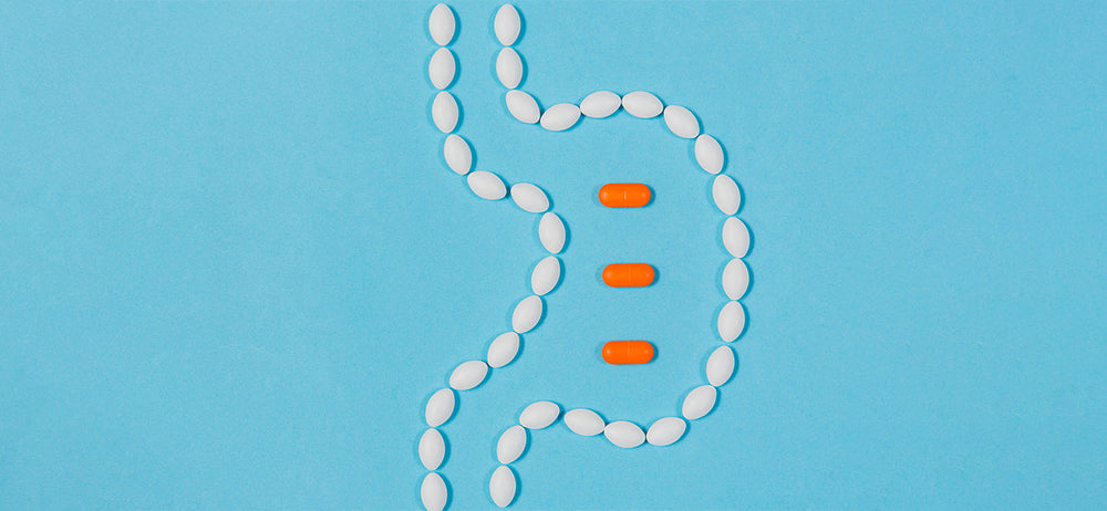 A picture of digestive enzyme tablets that helps support stomach issues and bloating relief