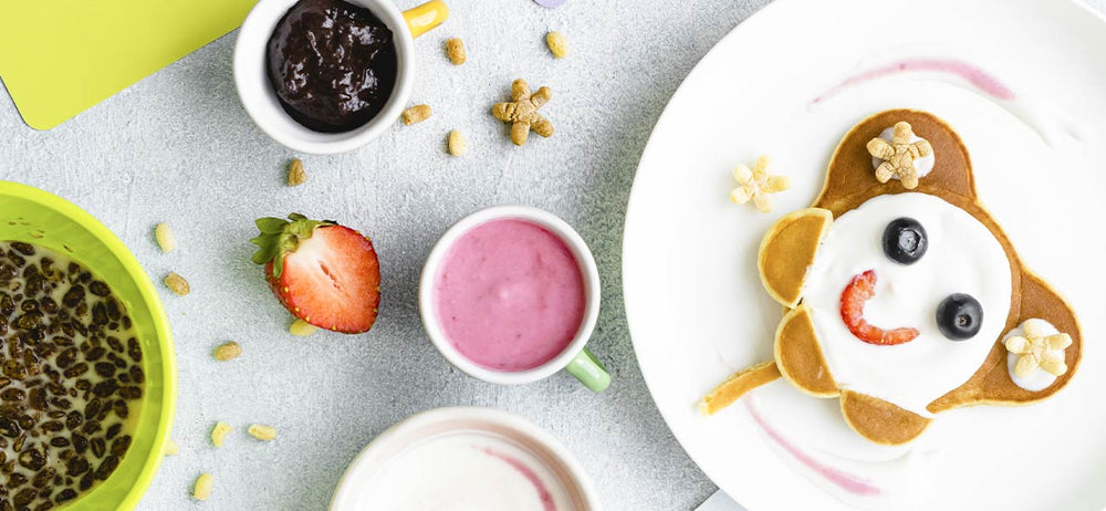 Healthy snacks for kids presented in a creative way for kids nutrition and fun