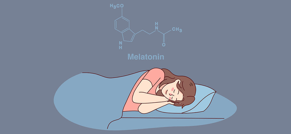 A girl is sleeping, which is caused by the Circadian rhythm | What is Melatonin | Improve Sleep Health
