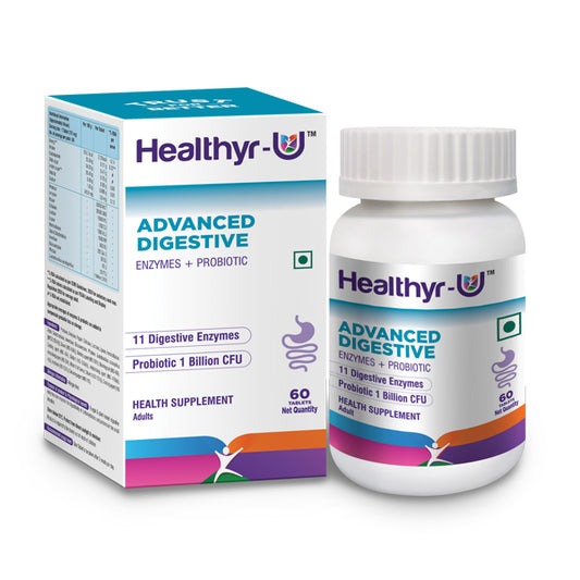 Healthyr-U Advanced Digestive enzymes + probiotic tablets