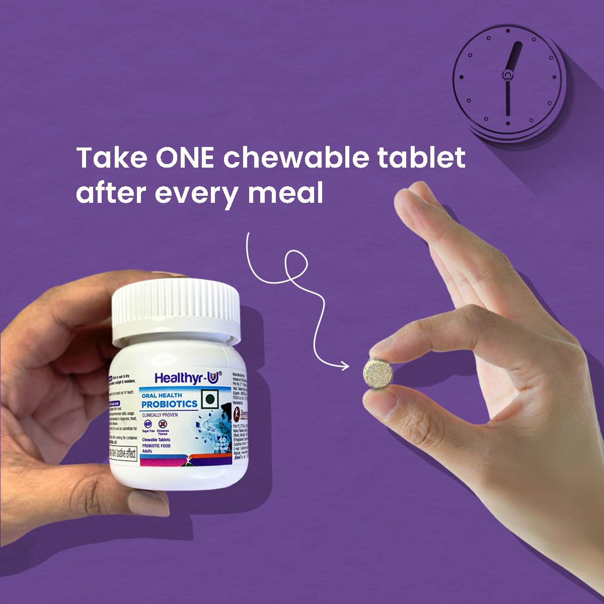 Oral Health Probiotic Chewable Tablets