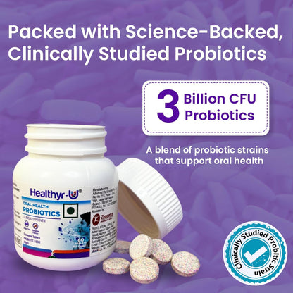 Oral Health Probiotic Chewable Tablets