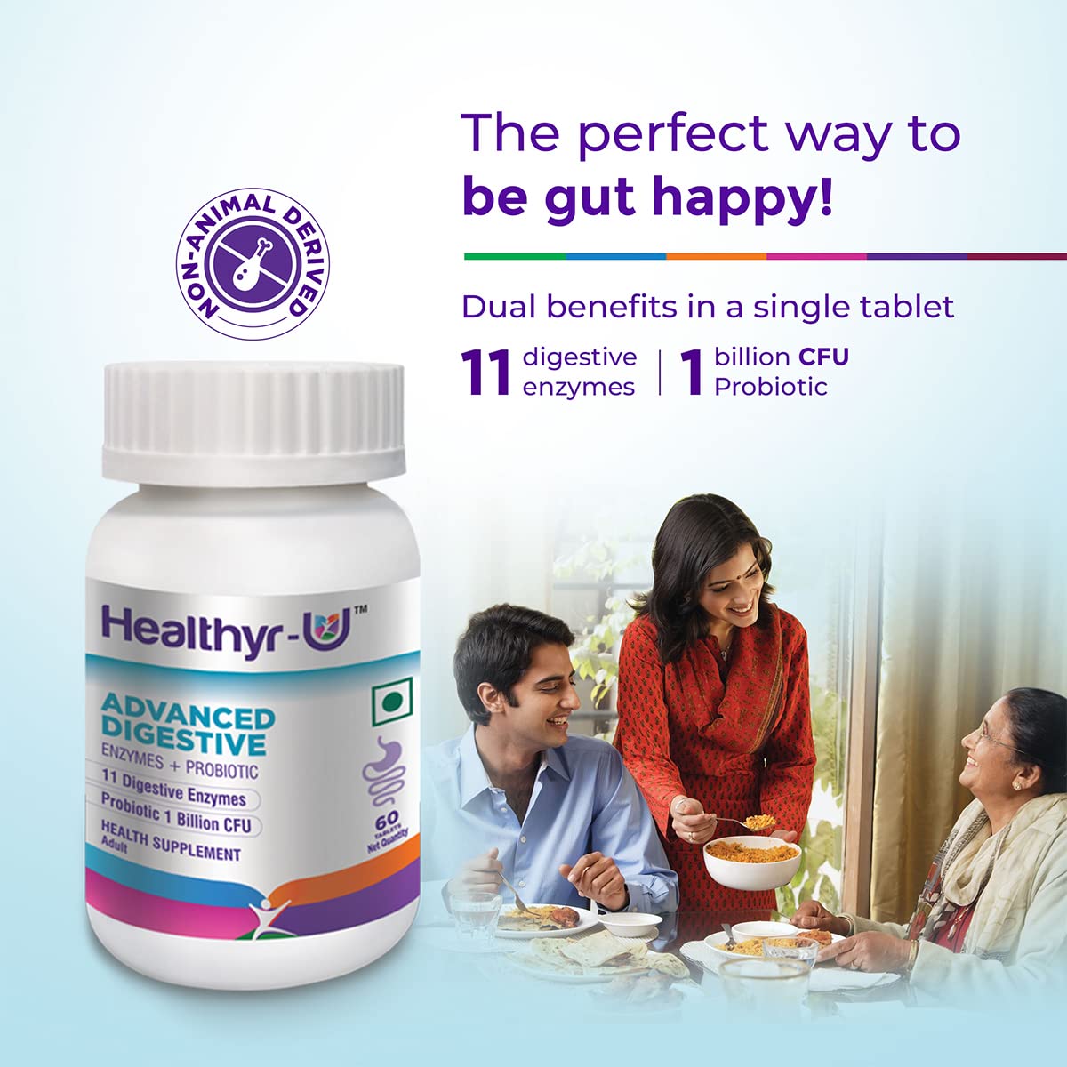 Advanced Digestive Enzymes + Probiotic Tablet